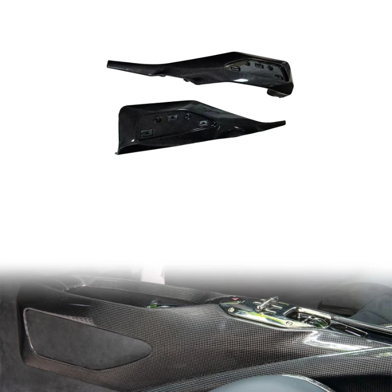 Peças Automotivas Estilo OEM SF90, Acessórios Automotivos em Fibra de Carbono Seca, Painel de Controle Central de Câmbio para Interior de Carro SF90