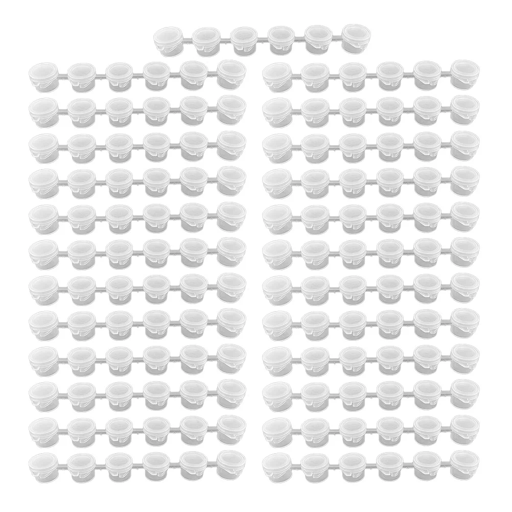 

25 pcs Pigment Box Empty Paint Case For Artists Watercolor Sub-Packing Pans Plastic Storage Container Painting Box Palette