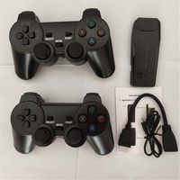 M8 Game TV Stick Console Built-in 20000 + 64GB Two-person Wireless Controller 2.4G 4K HD PS1 GBA Video Children's Christmas Gift