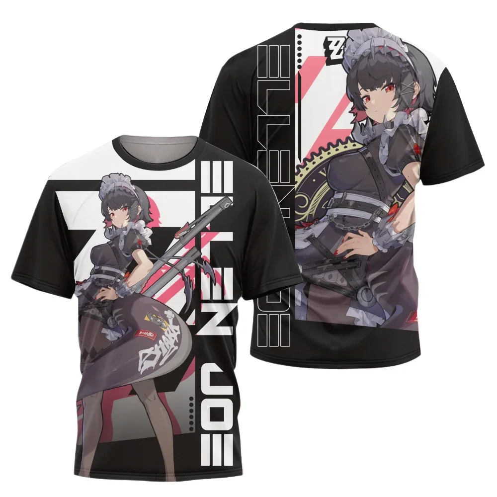 

Popular ARPG Game Zenless Zone Zero 3D Print T-Shirt Fashion Men/Women Short Sleeve O-Neck Tee Harajuku Unisex Streetwear Top
