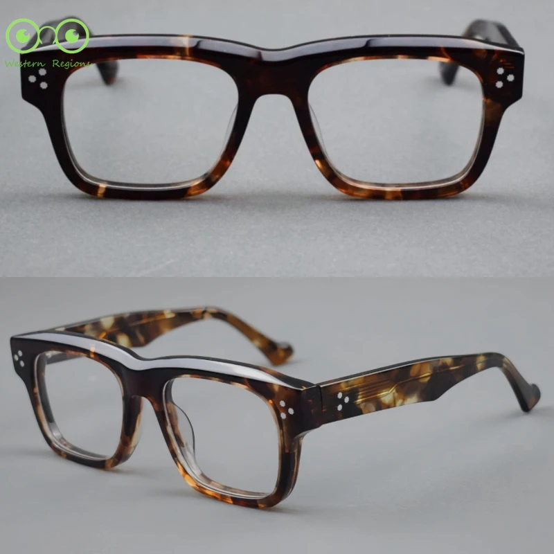 Cadre oculaire minimaliste et personnalisé en Fiber d'acétate pour hommes et femmes, cadre japonais à la mode, camping en plein air