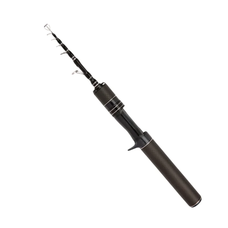 

CGDS-Ultra Short 28Cm Telescopic Fishing Rod Portable Carbon Fiber Sea Pole Outdoor Fishing Lure Rod Gear