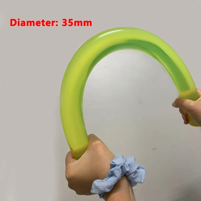 Outdoor Defense Rubber Foldable Crystal Short Stick Elastic PU Bar High Strength Vehicle Emergency Security Fitness Rod