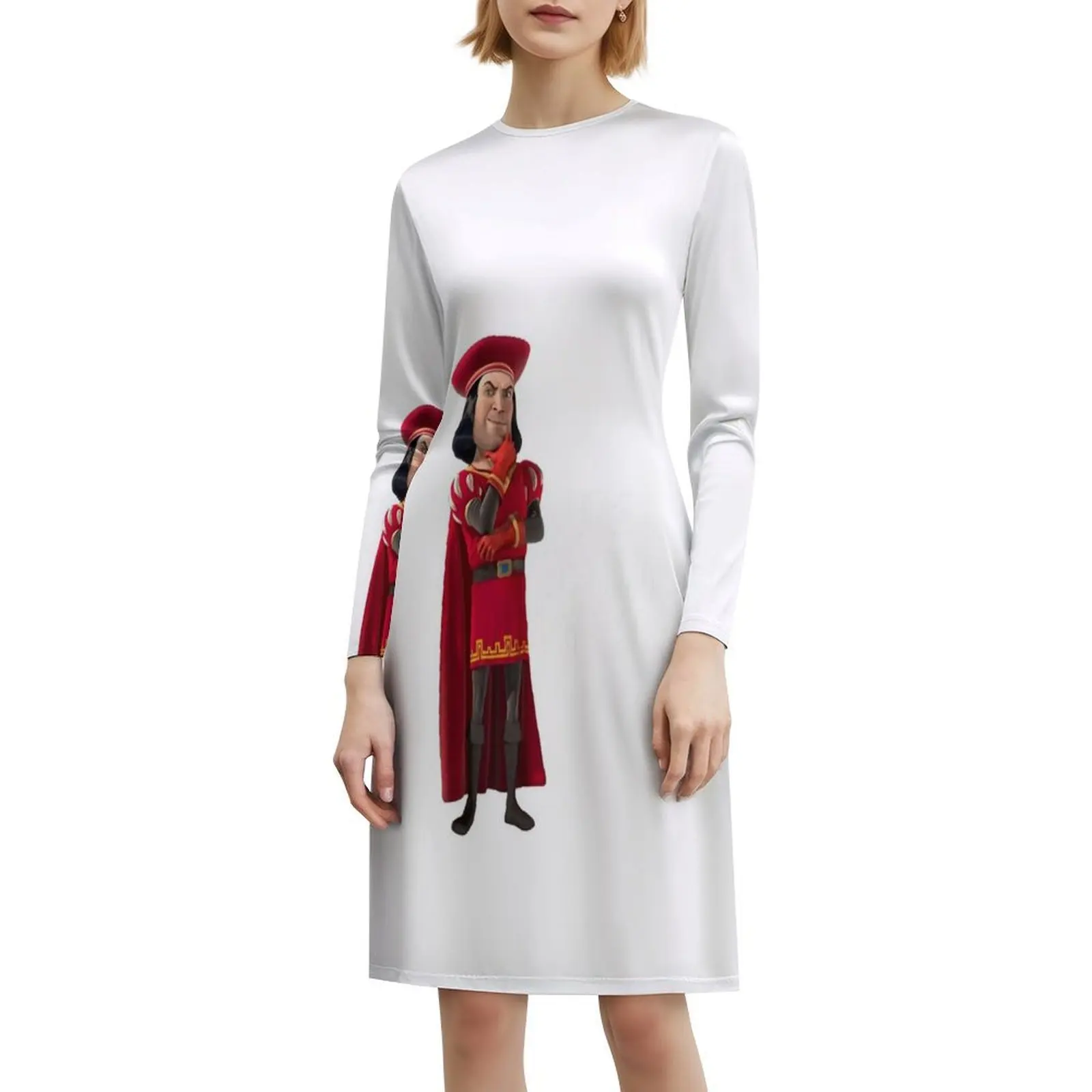 اثق بنفسك! فستان هيب هوب نسائي ملابس الشارع مطبوع عليه رسومات جرافيك للحفلات والنوادي Shrek Lord Farquaad Fiona Farquaad Evening #6