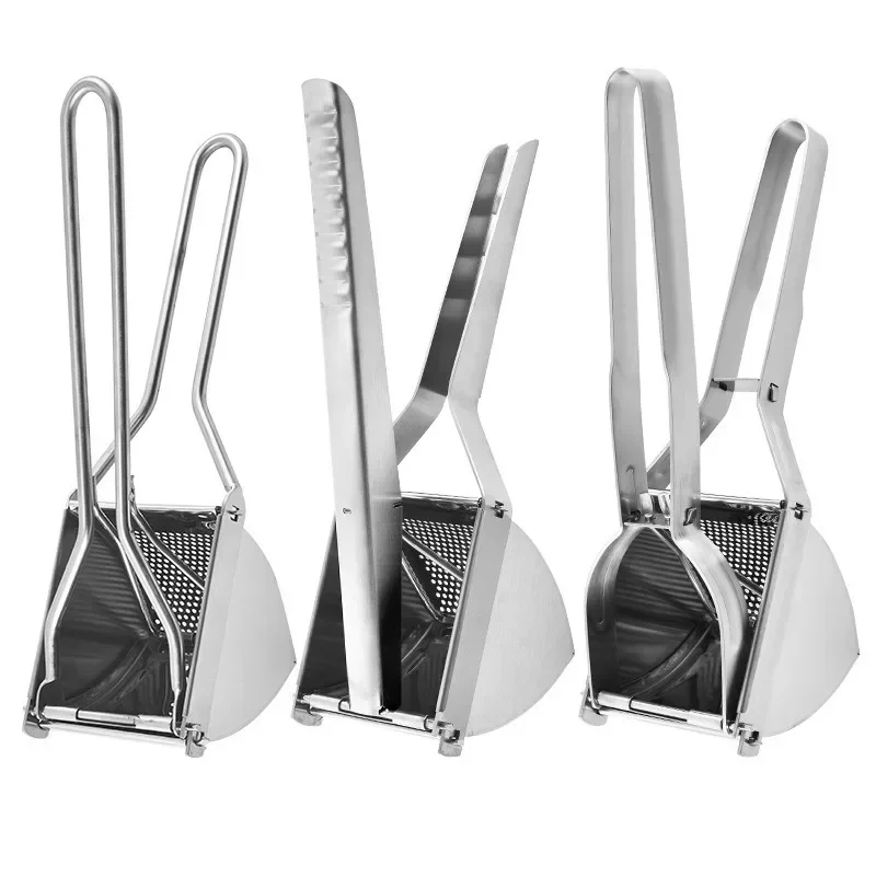 Potato Ricer Heavy Duty Stainless Steel Masher&Ricer Kitchen Tool Press Mash Perfect Mashed Potatoes Cutter Fruit&Vegetable Tool