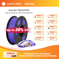 ANYCUBIC 3D Printer Filament PLA Multicolour 1.75mm RFID Eco-friendly Plastic Rubber Material For FDM 3D Printer K3 Combo S1C