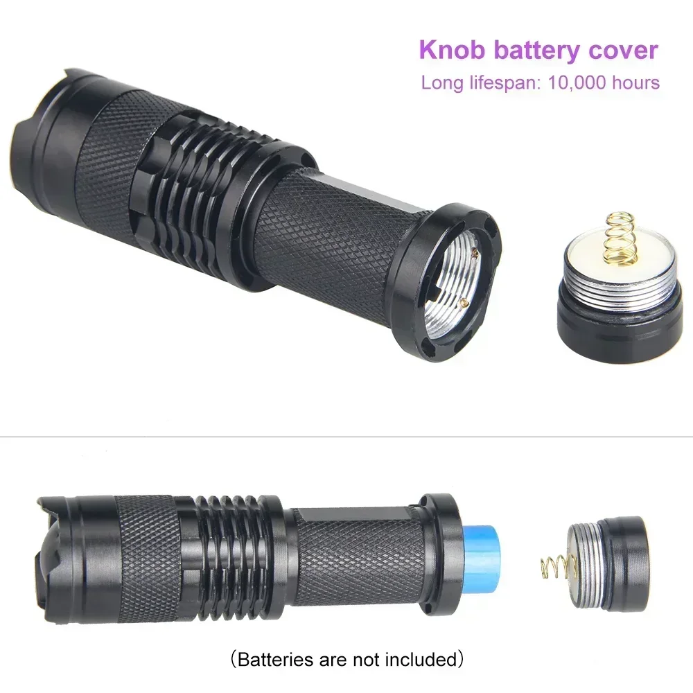 Mini LED Flashlight Tactical Torch Lamp Portable Torch Flash light Adjustable Focus Zoomable Flashlight for Gift Hiking