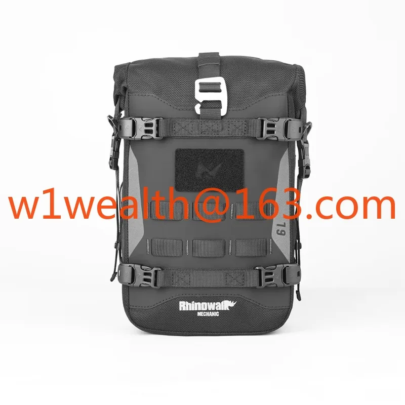 

6L waterproof anti-collision rod bag mechanic series motorcycle bumper bag light Molle system motorcycle accessories