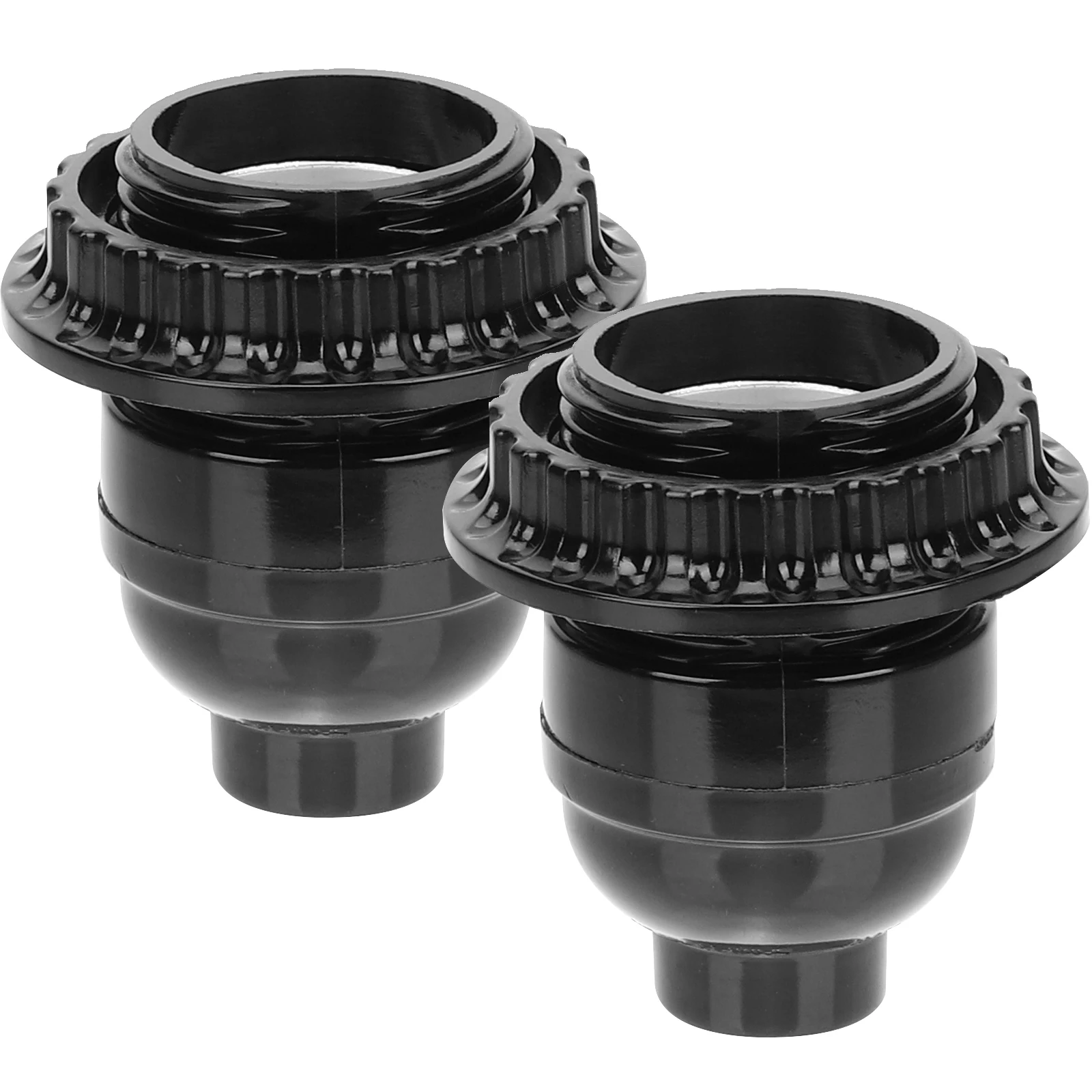 10pcs E26 Holder Black Medium Screw Socket Light Bulb Light Base Base Adapter Keyless DIY Plastic Socket Holder