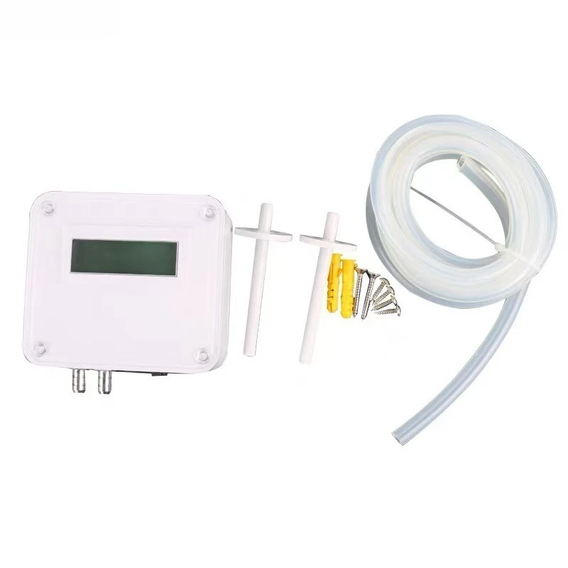 Digital Differential Pressure Transmitter, 4-20mA RS485 Air Pressure Sensor, Micro Differential Pressure Transducer