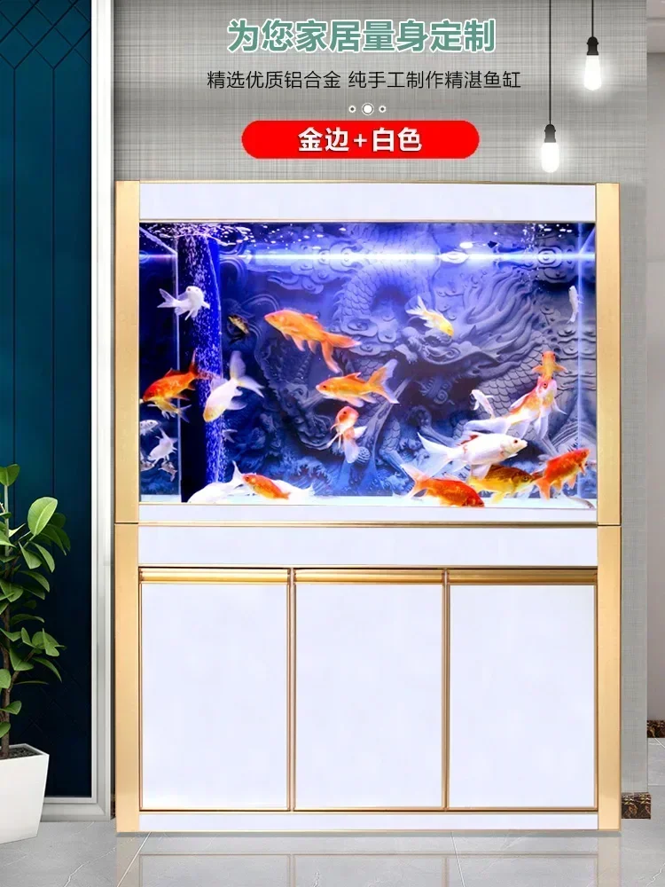 Change Water Lazy Ecological Super White Glass Bottom Filter Household Large