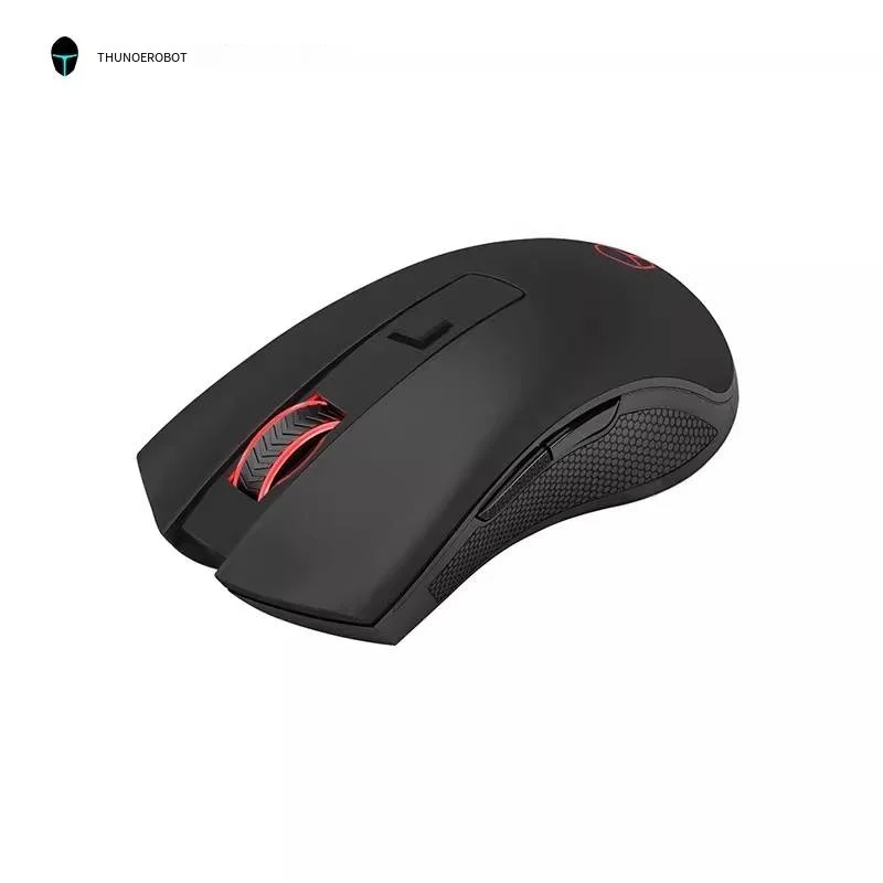 Thunderobot Ml201 Intelligent Mouse 2.4gwireless Bluetooth Five-speed Dpi Power Saving Smooth Office Mouse E-sports Gaming Mouse