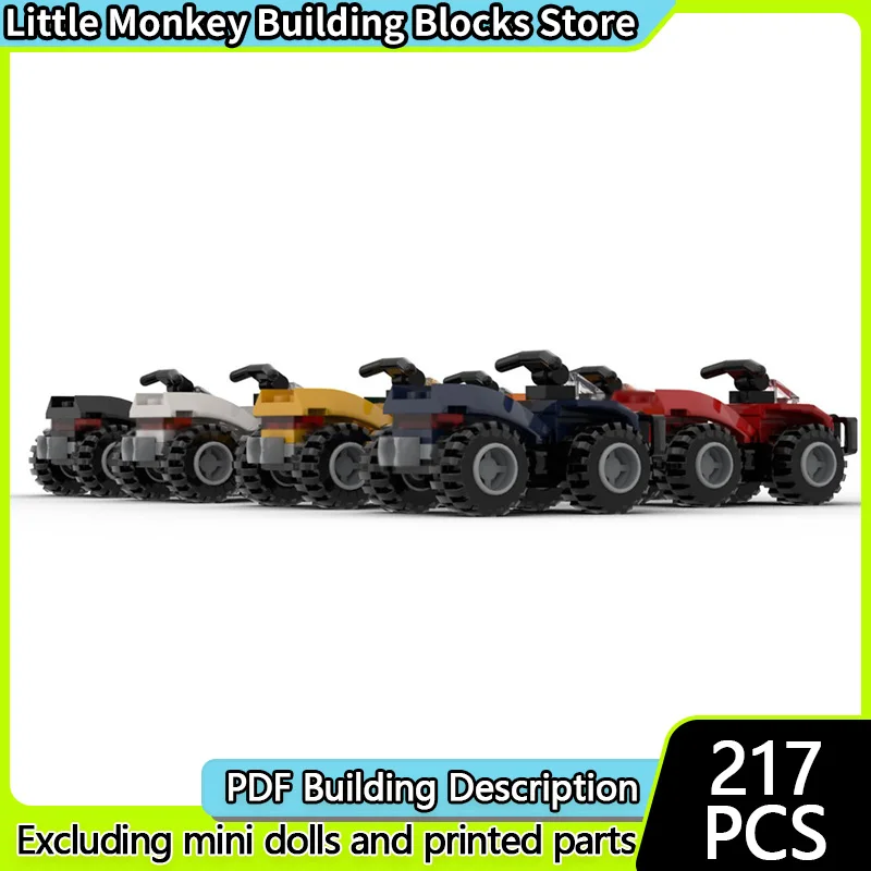 

City Car Model MOC Building Bricks All-Terrain Off-Road Vehicle Pack Modular Technology Children Holiday Gifts Assemble Toy Suit