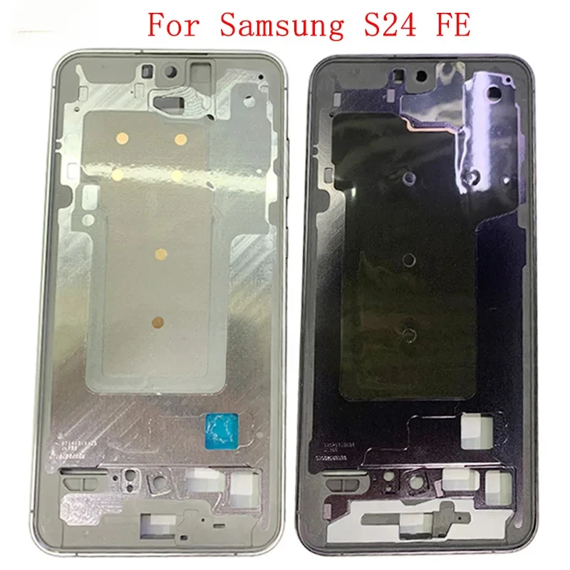 

Middle Frame Center Chassis Cover Housing For Samsung S24 FE S721 Phone Metal LCD Frame Repair Parts