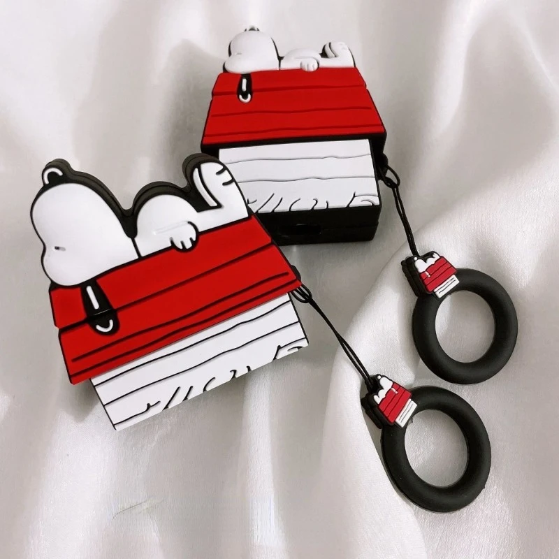 Snoopy new cartoon cute creative high-value Apple AirPods 3rd generation Pro1/2 Bluetooth headset soft silicone protective cover