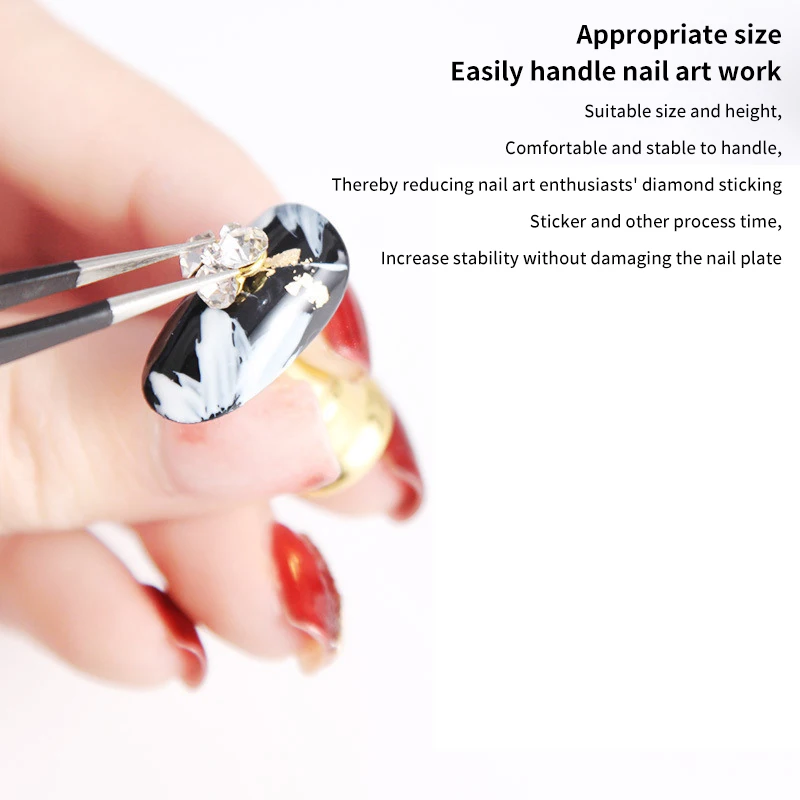 Magnetic Nail Holder False Nail Tip Practice Stand Crystal Base Holder Nail Art Display For Art Salon DIY & Practice