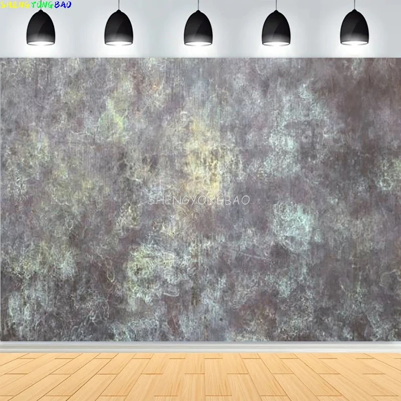 

Old Rock Retro Rough Mottled Texture Grungy Wall Photography Backdrops Abstract Rustic Cement Worn Photo Background ER-05