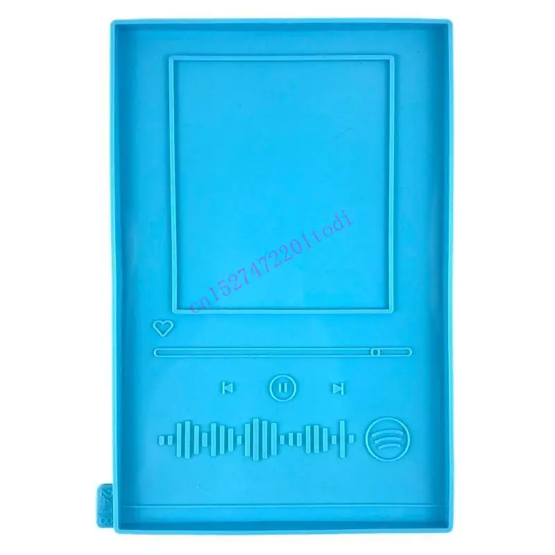 

M76B DIY Crafts MP3 Photo Frame Epoxy Resin Mold Desktop Decoration Silicone Mould