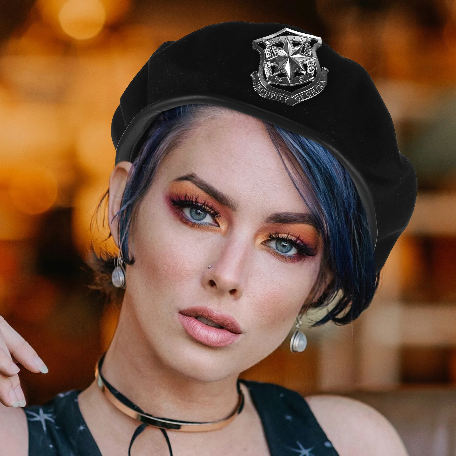 

Stage Performance Women Men Adjustable Girth Beret Hats For Women Rope Woolen Material Beret Hat For Men Winter Fashion