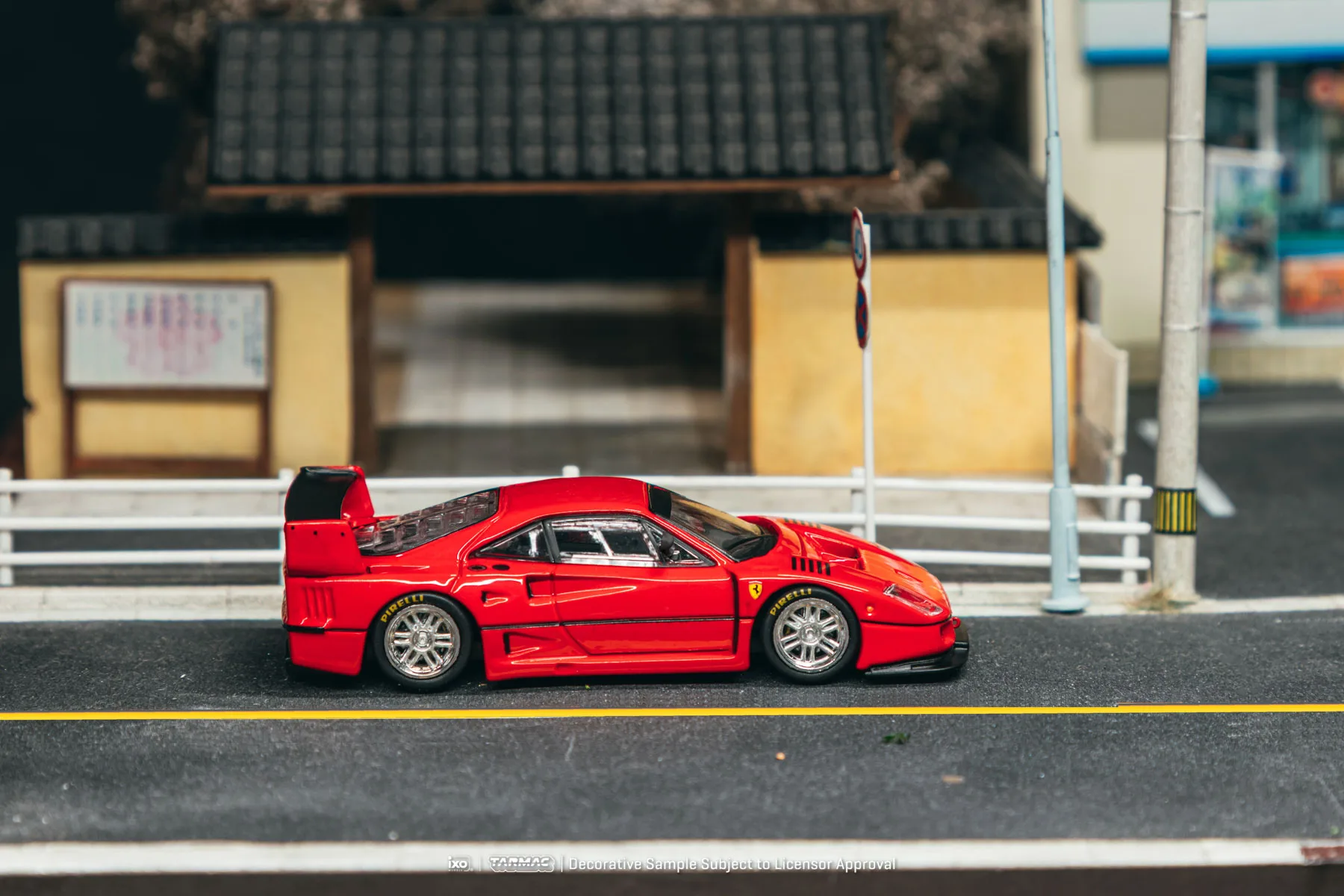 Image of **Vorbestellung** Tarmac Works TW 1:64 F40 GTE Rot Druckguss-Modellauto