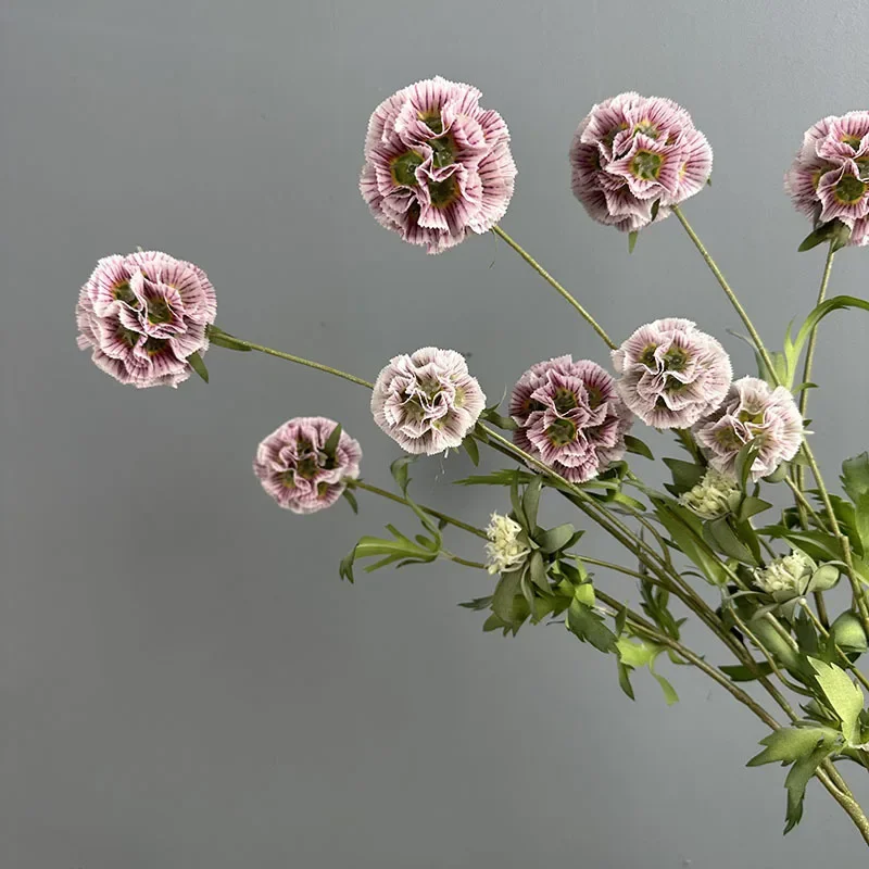4 Stück Simulationsblumen aus Seide, Windmühlen-Chrysanthemen, Hoteldekoration, Kunstblumen, künstliche Windmühlen-Fruchtzweige, Café-Dekoration – Detail 11