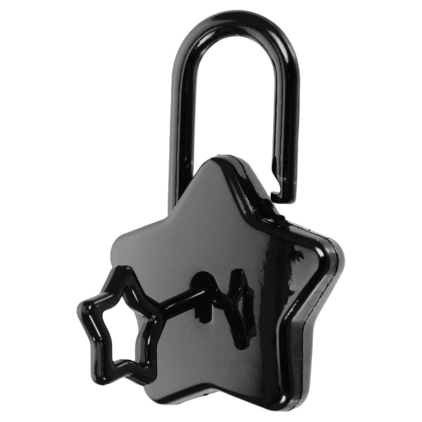 

Small Star Padlock Zinc Alloy Notebook Diary Lock Luggage Suitcase Lock Keyed Mini Security Padlock for Travel Gym Classroom