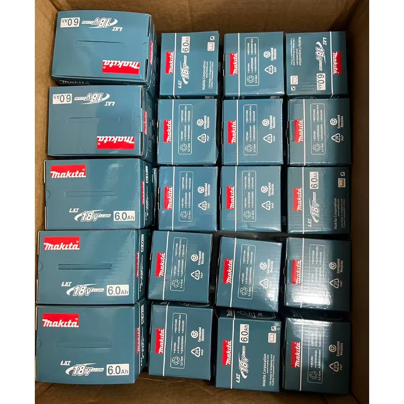 

100% original Makita battery, 18V 6.0Ah rechargeable battery, replacing Makita BL1830BL1840BL1850BL1860B, power tool battery