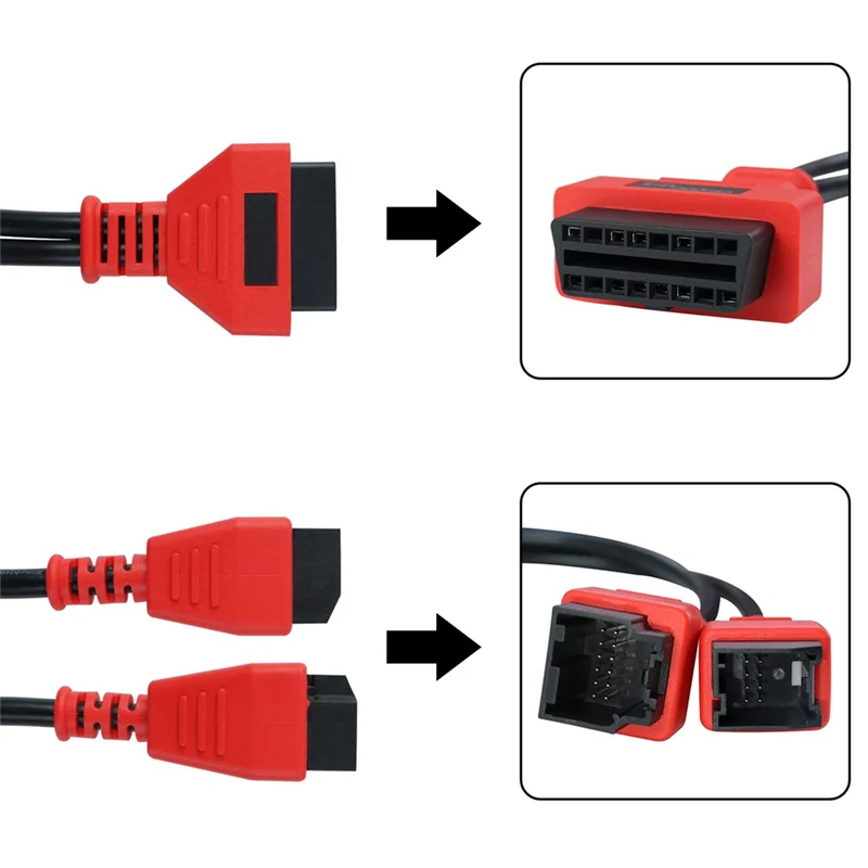 For Chrysler Programming Cable 12+8 Connector for Autel DS808 Maxisys 906 908 PRO ELITE for LAUNCH X431