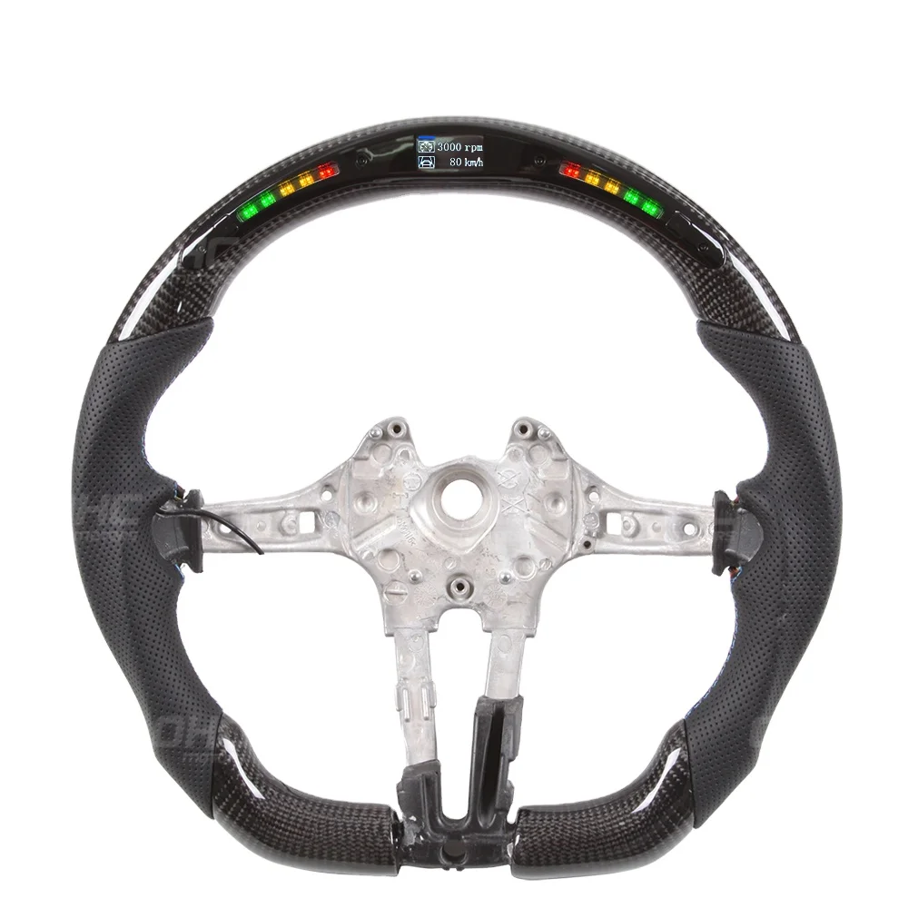 

B-M-W LED Steering Wheel for bmw m F20 M3 F30 Interior Exhaust Competition Carbon Fiber Steering Wheel