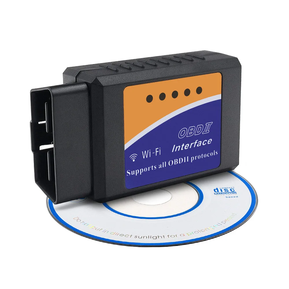 

10PCS ELM327 WIFI V1.5 OBD2 Automotive Fault Diagnosis Detector, Support Android /IOS System