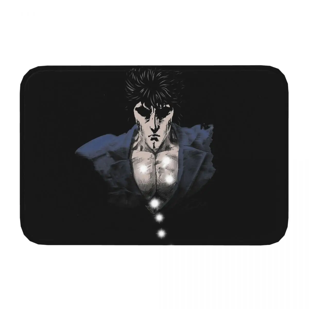 Fist of the North Star Non-slip Doormat Hokuto Living Room Kitchen Mat Welcome Carpet Home Pattern Decor