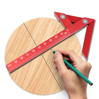 Center Finder Woodworking Square 45/90 Degree Right Angle Line Gauge Aluminum Center Scribe Carpenter Ruler Wood Measuring Tool