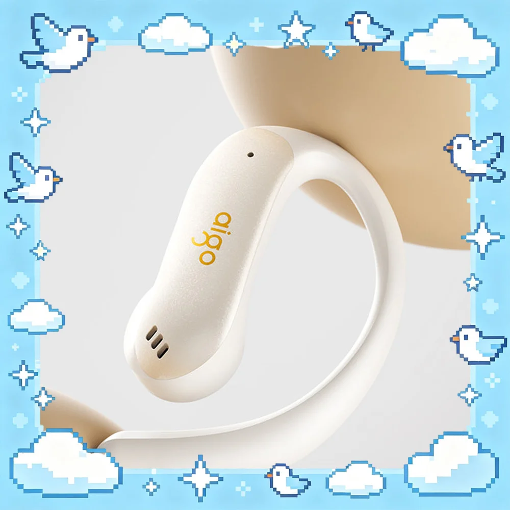 AIGO SA09 Open-Ear Ear-Hook Wireless Bluetooth Headphones for Sports Running and Music For Gifts