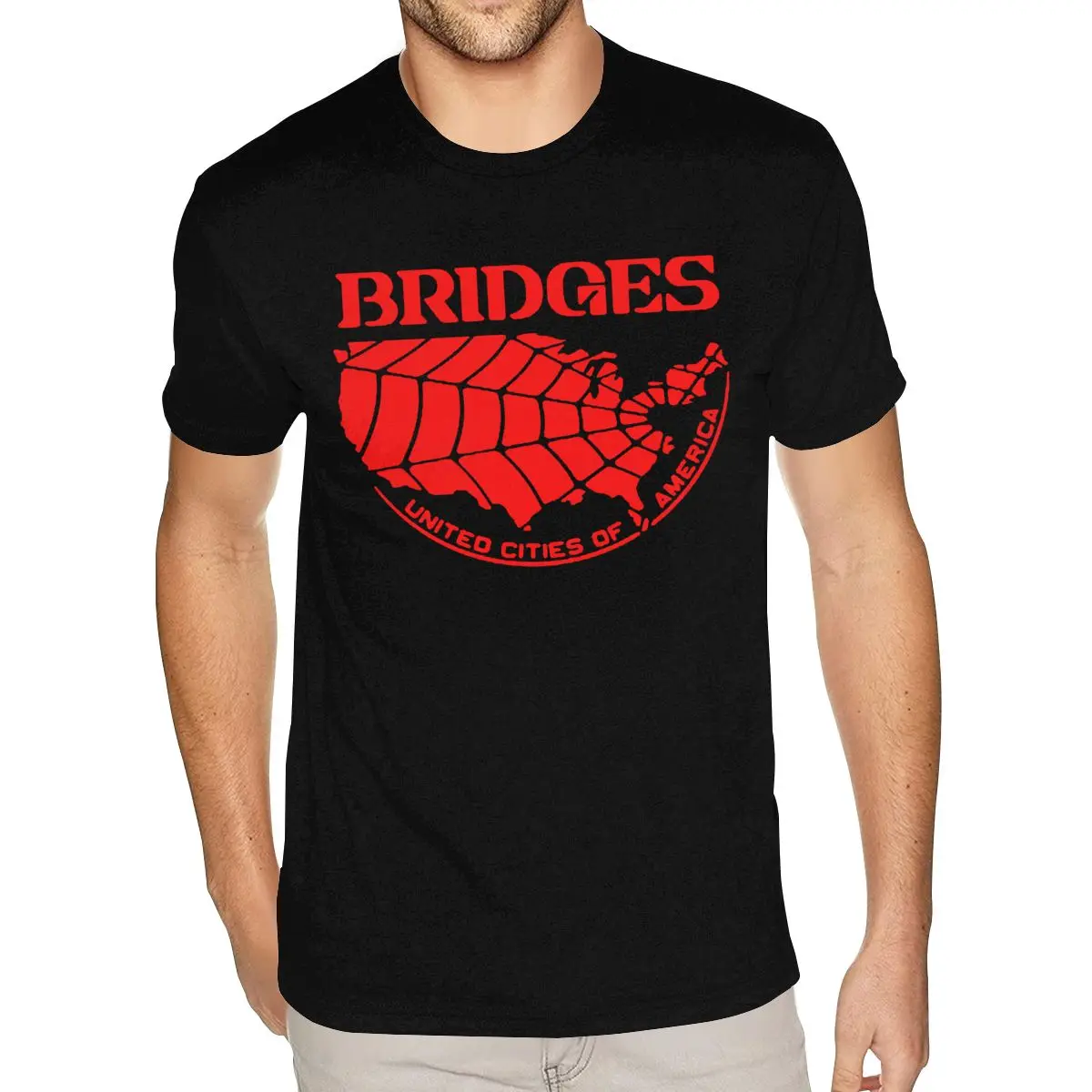 

Футболка Best Bridges Death Stranding, черные футболки для бойфренда на заказ с короткими рукавами на день Святого Валентина XXXL