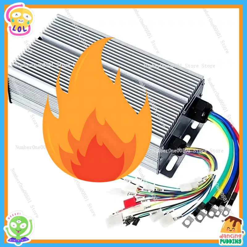 

Electric battery car high-power brushless intelligent controller 18 tubes 24 tubes 48V60V72V1200W2000W