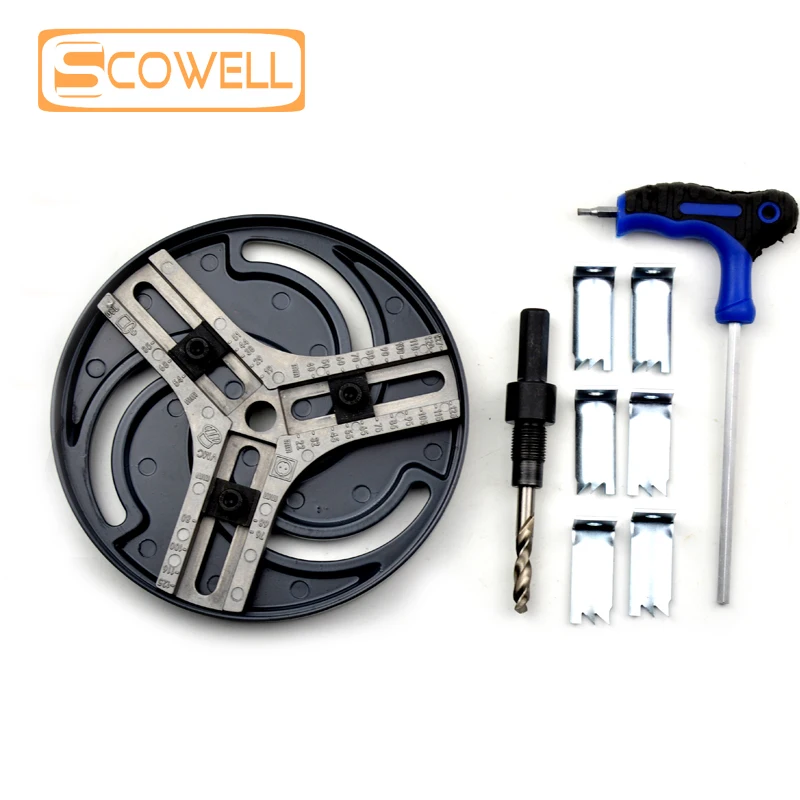 HSS bimetallico regolabile sega a tazza carotatrice da 19mm a 127mm Holesaw Cutter Crown Saw utensili manuali fai da te cambio rapido foro noioso Bit