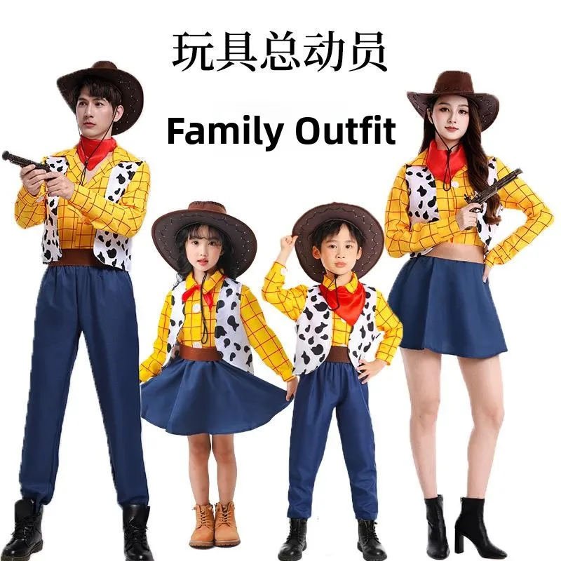 loween Costume Toy S Woody Stage Costume Women's Traditional Clothing Festival Celebration Event Performance Dr