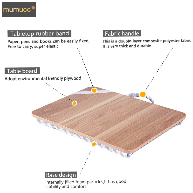 MUMUCC Computer Desk Laptop Desk Multi-purpose Table Applicable To Students and Office Crowd Multi-layer Solid Wood Board Desks