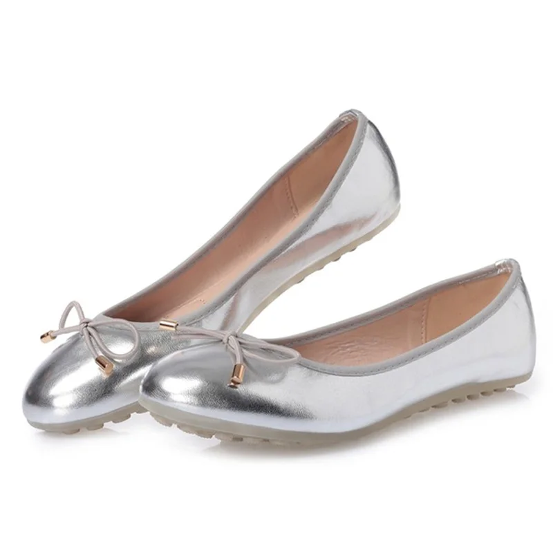 Women Ballerinas Flats Shoes Bowtie Shallow Mouth Slip on Women Flats Ladies Casual Flat Shoes Ballet Flats Zapatos