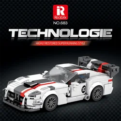 379PCS City Racing Car Model Building Blocks Sport Vehicle Model Bricks Desktop Ornaments Kids Educational Toys Holiday Gifts