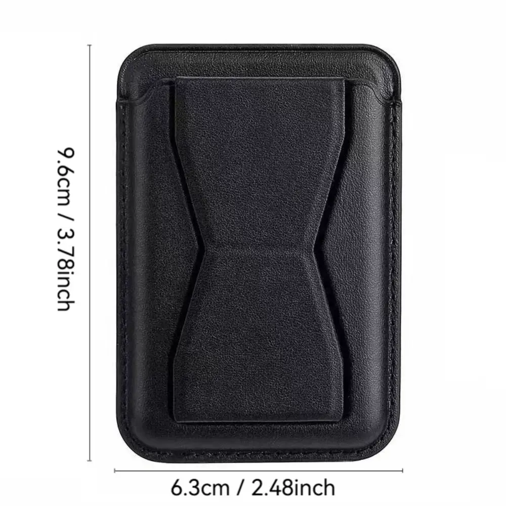 For Magsafe Wallet Phone Card Holder Safety Accessories Wallet Case Anti-theft Leather Card Bag for iPhone 15 14 13 ProMax image 6