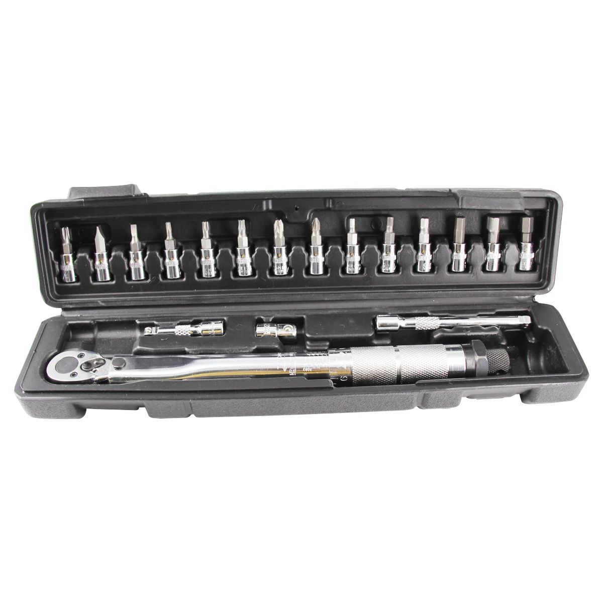 1/4 Inch Drive Preset Torque Wrench Set Bicycle Tool Kit High Precsion Ratchet Spanner 5-25NM