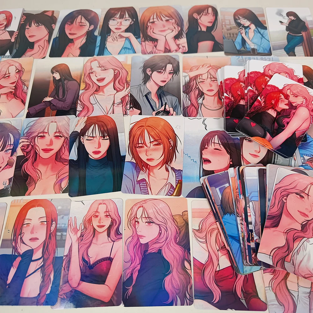 100 Pc/set Bad Thinking Diary Manga Lomo Card Album Comic Characters Photocard Fans Collection Cards