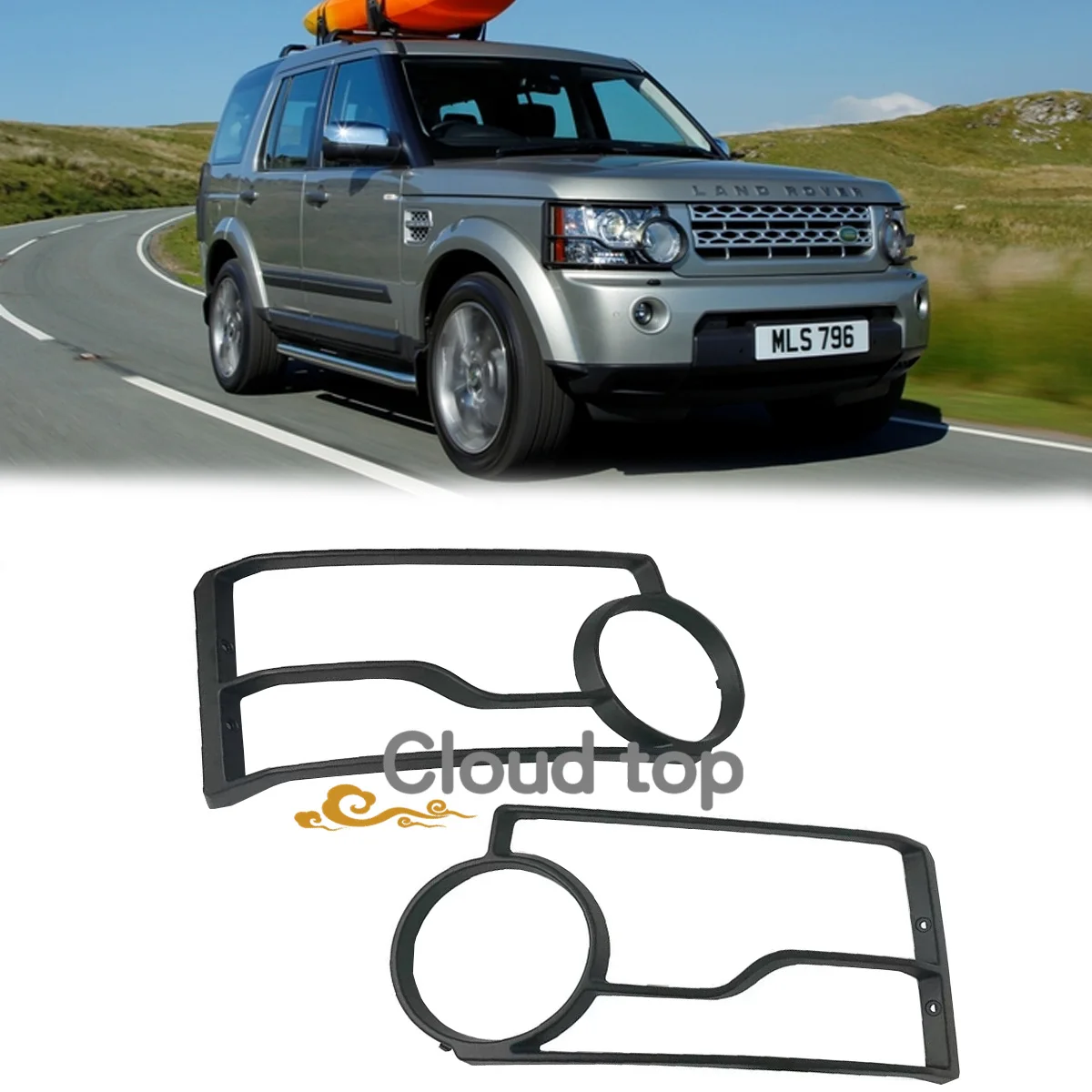 FOR LAND ROVER DISCOVERY 4  LR4 2010 - 2014 FRONT LAMP GUARD SET PAIR VPLAP0008