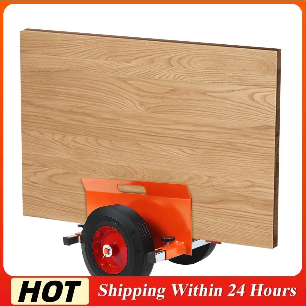 

Тележка для тяжелых грузов с прочными резиновыми колесами, грузоподъемность 1100 фунтов, с ручкой, для перевозки деревянных и фанерных дверей, ограждений, гипсокартона