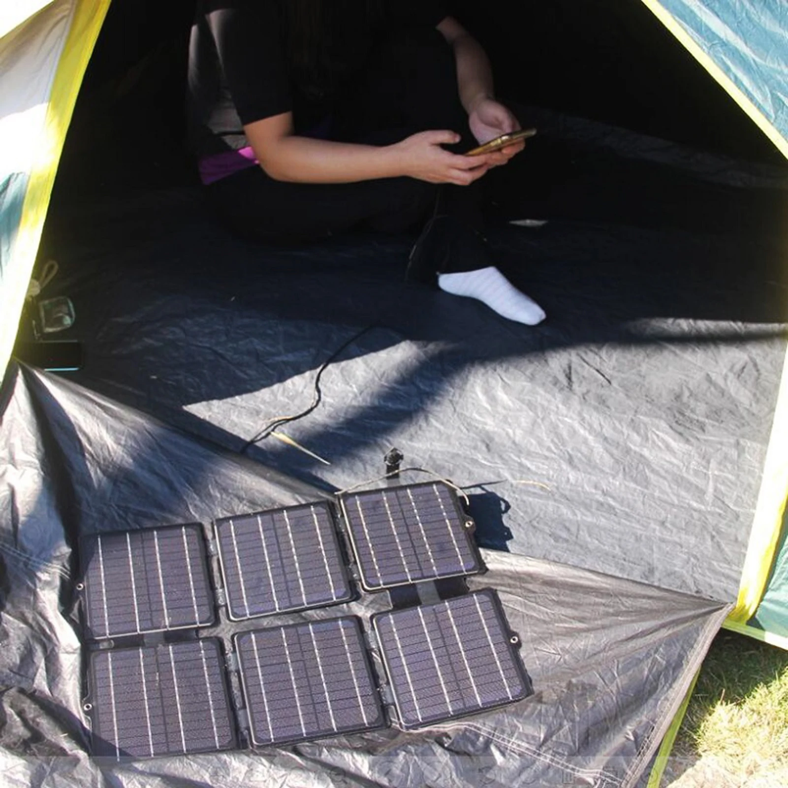 

30W ETFE Solar Charging Device Stable Speed USB Waterproof Solar Panels for Charging Cell Phones Mobile Power PR Sale