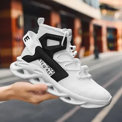 YRZL Men High Top Sneakers Breathable Mesh Lightweight Socks Shoes Comfortable Men Casual No-slip Walking Sneakers Men