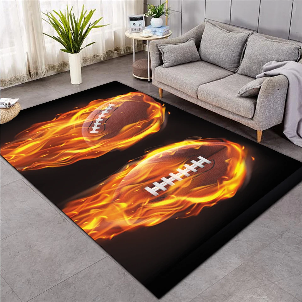 baseball Green Football carpet kids room soccer rug field parlor bedroom living room floor mats children large rugs home mat 007