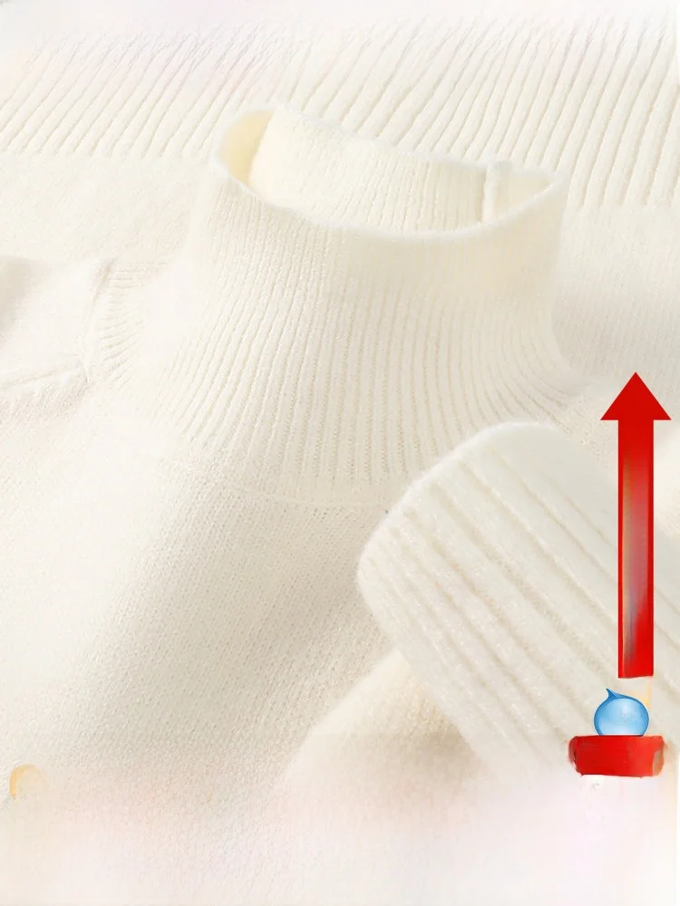 

Новинка: Женский зимний свитер Snowy Knit с высоким воротником, однотонный, мягкий, комфортный, базовый, с длинными рукавами