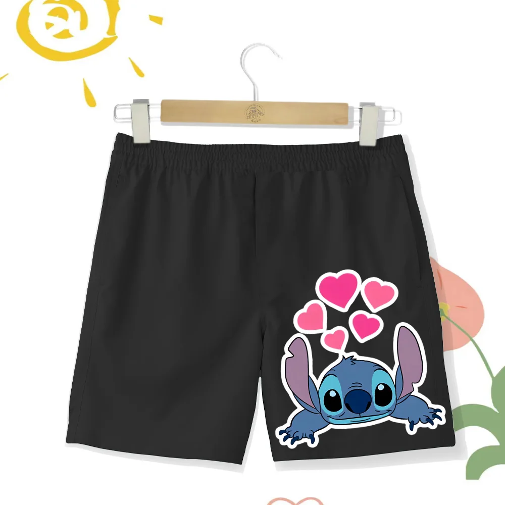 Children's summer beach pants are soft, elastic, comfortable. Kid clothing is multi-color quick drying shorts for boys and girls